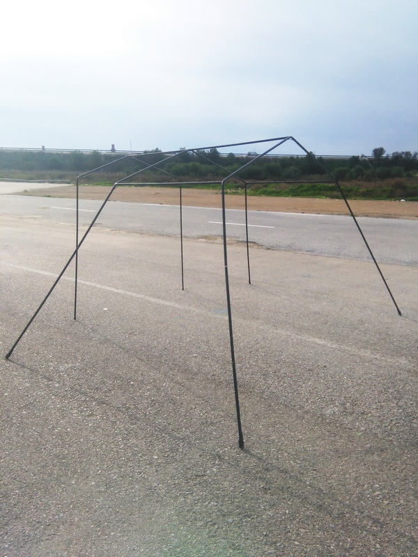 tienda campaña altus safari refugio 190x350x230 toldo 190x240x170 (60eu.) 1u